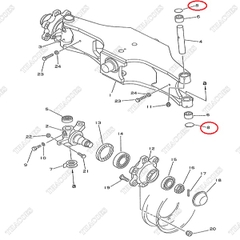 (Kit K7) Nắp chắn mỡ 07046-04020; 07046-14020 (4c)