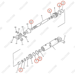 Bộ gioăng phớt 3EB-64-05090 (kit)