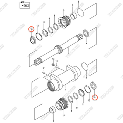 (OBT) Phớt bụi 24318-42011