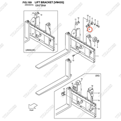 (45) Vòng bi nâng hạ 24258-33401 (OD91,5)