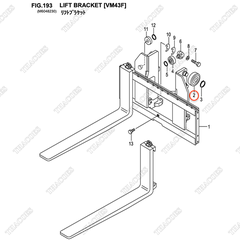 (45/50) Vòng bi nâng hạ 23818-20701 (OD143,5)