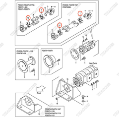 Khớp nối chữ thập 224W7-22211