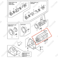 (FD35/FD40) Bơm thuỷ lực 143C7-10011