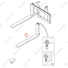 (35/40) Càng nâng 24328-10514 (1070mm)