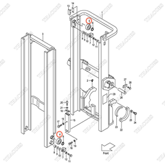 (35/40) Vòng bi nâng hạ 23818-20701 (OD143,5)