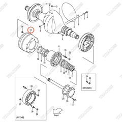 Trống phanh 24603-02021 (FD35/FD40)