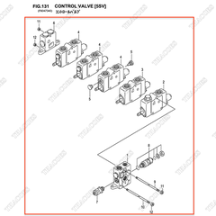 (5sv) Cụm van điều khiển 235C7-30502