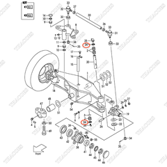 (GB) (K2 902) Phớt mỡ 25814-32051 (4 cái)