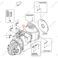Cụm hộp số chính 143E2-50001 (AT)