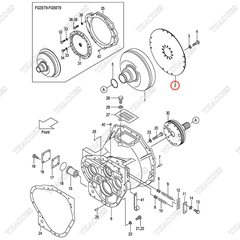 Đĩa thép biến mô 143E3-82361 (AT)
