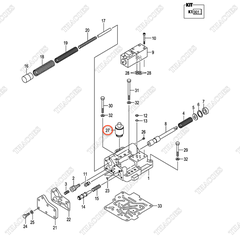 Van điện mở dầu số 16382-55091