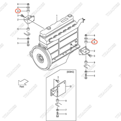 Cao su giảm chấn 235C1-02051