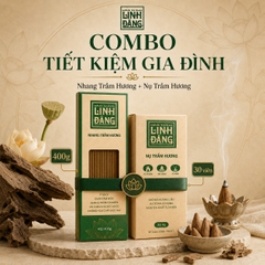 COMBO TIẾT KIỆM GIA ĐÌNH Nhang trầm 400g Nhang dài 265+ Nụ trầm 30 viên