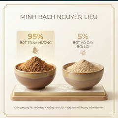 Nhang Trầm Hương Cao Cấp Tụ Phúc – Thơm Sâu, Lưu Hương Lâu, Tàn Sạch, Ít Khói | Hộp Kéo Nhũ Vàng Sang Trọng 50g/150g