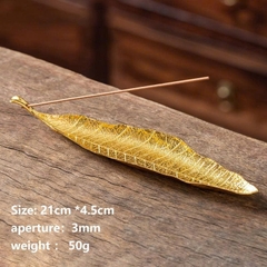Lư Hộp Kim Mini Lá 21