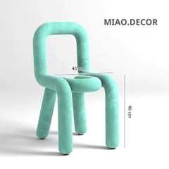 Ghế Bold Chair Để Bàn Trang Điểm Bàn Ăn , lạ mắt phong cách tối giản hiện đại nhiều màu sắcsc ĂN