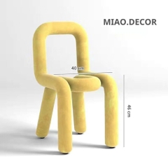 Ghế Bold Chair Để Bàn Trang Điểm Bàn Ăn , lạ mắt phong cách tối giản hiện đại nhiều màu sắcsc ĂN