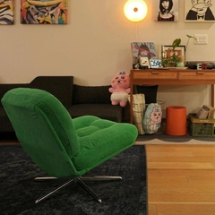 Ghế Sofa Nhỏ Mới Dewey Ringer Ghế Giải Trí Xoay Được Phòng Khách Căn Hộ Nhỏ Ghế Đơn