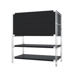 Tủ Lưu Trữ Kéo Đa Năng+Kệ Để Đồ Thông Minh (Black)