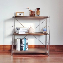 Kệ gỗ 3 TẦNG trang trí lắp ráp, cao cấp