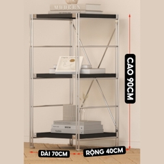 Kệ gỗ 3 TẦNG trang trí lắp ráp, cao cấp