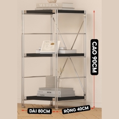 Kệ gỗ 3 TẦNG trang trí lắp ráp, cao cấp