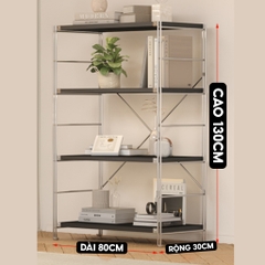 Kệ gỗ 3 TẦNG trang trí lắp ráp, cao cấp