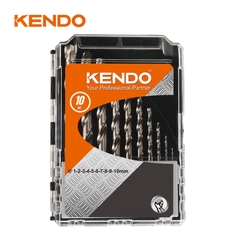 Bộ mũi khoan kim loại HSS 10 cái Kendo - 11603033