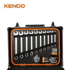 Bộ dụng cụ vỏ nhôm 124 chi tiết Kendo - 90702