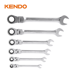 Bộ cờ lê kết hợp vòng miệng tự động Flex 6 cái Kendo - 15620