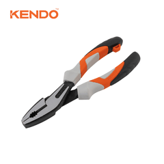 Kìm điện hạng nặng đòn bẩy trợ lực cao bằng thép CR-V 8 inch 210mm Kendo – 10136