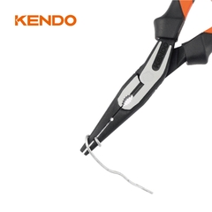 Kìm nhọn chuyên nghiệp đòn bẩy trợ lực cao bằng thép CR-V Kendo