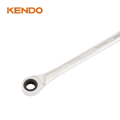 Cờ lê kết hợp 2 đầu, vòng tự động và miệng bằng thép Cr-V Kendo