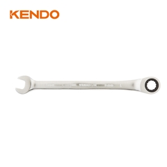 Cờ lê kết hợp 2 đầu, vòng tự động và miệng bằng thép Cr-V Kendo