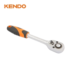 Cần vặn ốc tự động đảo chiều 3/8″ x 72T bằng thép CrV Kendo – 16111