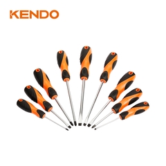 Bộ tua vít 9 cái với giá treo bằng nhựa Kendo - 20214