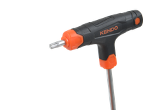 Bộ chìa khóa đầu hoa thị tay cầm chữ T chất liệu thép CrV (5 cái/ bộ) Kendo - 20780