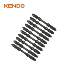 Mũi vít bake 2 đầu chất liệu thép S2 siêu cứng cho máy vặn vít PH2-PH2x65mm Kendo - 25500132