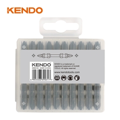 Mũi vít bake 2 đầu chất liệu thép S2 siêu cứng cho máy vặn vít PH2-PH2x65mm Kendo - 25500132