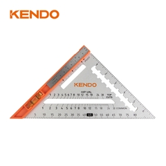 Thước nhôm tam giác đa chức năng kích thước 185mm x 260mm/ 7 inch Kendo - 35315