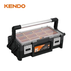 Hộp nhựa đựng dụng cụ nhiều ngăn kích thước 46 × 24 × 14.5cm Kendo – 90271