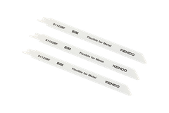 Bộ 2 lưỡi cưa kiếm cắt kim loại S1122BF, 225x19x 0.9-1.8mm/ 14TPI - Bi-metal Kendo - 46301205