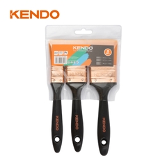 Bộ 3 cái cọ sơn tay cầm nhựa (25- 38- 50.8mm) Kendo - 46401