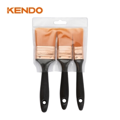 Bộ 3 cái cọ sơn tay cầm nhựa (25- 38- 50.8mm) Kendo - 46401