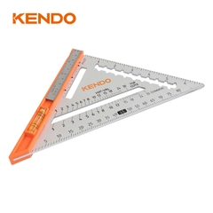 Thước nhôm tam giác đa chức năng kích thước 185mm x 260mm/ 7 inch Kendo - 35315