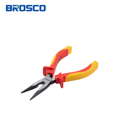 Kìm nhọn cách điện 1000V VDE bằng thép Cr-V Brosco