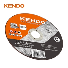 Đá cắt kim loại cho thép không gỉ 105×1.2×16mm Kendo - 63610343