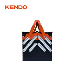 Hộp dụng cụ bằng kim loại ngăn kéo 5 khay kích thước 46x20x20.5cm Kendo – 90204