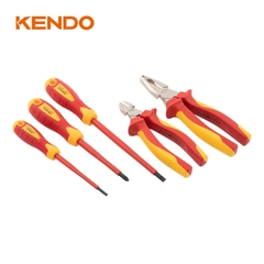 Bộ kìm và tua vít cách điện 1000V 5 chi tiết Kendo - 85136