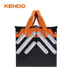 Bộ dụng cụ sửa chữa hộp đựng bằng kim loại với 5 khay chứa 88 chi tiết Kendo - 90202